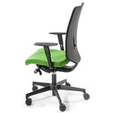 Scaun Birou Ergonomic New Air, Reglabil, Suport Lombar, Mesh Negru, 120kg