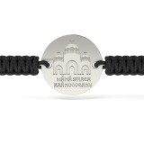 Bratara din argint cu snur model Ortodox 10, Atcom