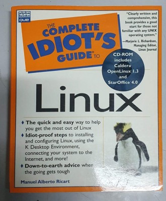 Linux - The complete IDIOT&amp;#039;S Guide - include CD foto