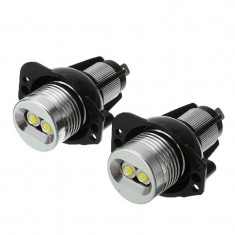 Set 2 LED-uri Marker Techstar® Angel Eyes, 6W, BMW E90,E91, 6500K, Aluminiu
