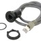 Cablu adaptor ONPOW 0,6m pentru montare pe panou cu piuliță M22 negru