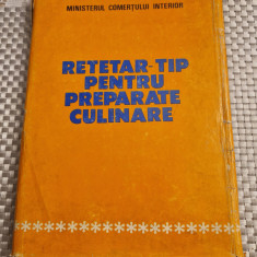 Retetar tip pentru preparate culinare 1982