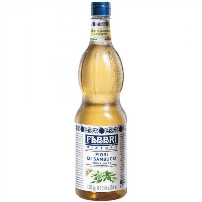 Sirop Fabbri Mixybar Flori de Soc, 1 L, Sirop Fabbri Mixybar Fiori di Sambuco, Sirop Fabbri Fiori di Sambuco, Sirop Fabbri Mixybar Edelflower, Sirop F