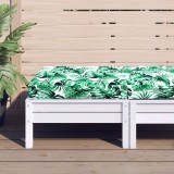 vidaXL Pernă pentru paleți, model frunze 60x60x9,5 cm, țesătură Oxford 379182