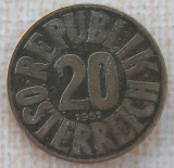 (M2040) MONEDA AUSTRIA - 20 GROSCHEN 1951, Europa