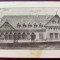 Atelierele Manastirii Varatec - Fatada spre Biserica (Proiect) RARA - dimensiuni mult mai mari decat normal 180x105 mm, printata, necirculata