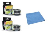 Odorizant auto Conserva Mariner 2 Pack Squash si Laveta Microfibra