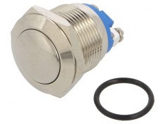 Comutator Anti-Vandalism SPST-NO 2A 36VDC IP65 19mm