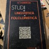 Studii de lingvistica si folcloristica - A. Lambrior