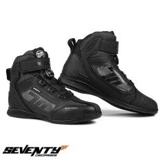 Ghete (cizme) pentru scuter - motocicleta Racing Unisex Seventy model SD-BR3 Veloce Pro culoare: negru Negru 44