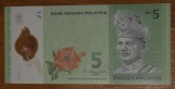 5 ringgit Malaysia, polimer, UNC