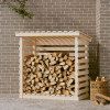 Rastel pentru lemne de foc, 108x73x108 cm, lemn masiv de pin GartenMobel Dekor, vidaXL