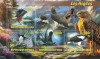 Timbre Mali 2023 - Pasari de Prada, Set Complet Colite + Bloc (4 Imagini), Colectie Straine, Tematica Avifauna