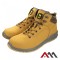 Bocanci de lucru pentru protectie cu bombeu metalic, marimea 43, ArtMas, CAMEL