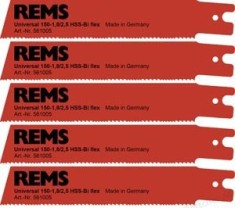 REMS Pachet universal de 5 lame de fierastrau 150-1.8/2.5 pentru REMS Cat VE, foto