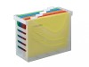 Cutie Dosare Suspendate Jalema Silky Touch, Plastic, 152x357x252 mm + 5 Dosare Euroflex, Diverse Culori