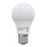 Bec Led E27, model glob A60, 9W=75W, 2700K, lumina calda, ore functionare 15.000