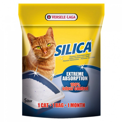 Asternut igienic pentru pisici, Versele-Laga, Silicat Ultra Absorbant, 5l foto
