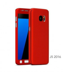Husa FullBody Elegance Luxury Red pentru Samsung Galaxy J5 2016 acoperire 360... foto