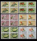 RO 1995 LP 1393 &quot;Flora din Gradina Botanica Buc.&quot;,serie in bloc de 4 ,MNH