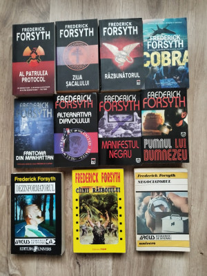 Frederick Forsyth &amp;ndash; 11 romane thriller( v. foto) foto