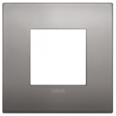 Rama Ornament 2M metal Vimar Arke nichel negru 19642.10