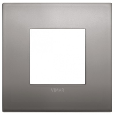 Rama Ornament 2M metal Vimar Arke nichel negru 19642.10 foto