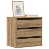 VidaXL Dulap colț sertare stejar artizanal 60x41x58 cm lemn prelucrat