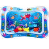 Cumpara ieftin Saltea cu apa centru de activitati pentru bebelusi joaca interactiva JustZEN Z1 multicolora