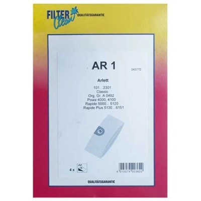 AR1 SAC ASPIRATOR, 4BUC. 000142-K pentru aspirator Rowenta FILTERCLEAN foto