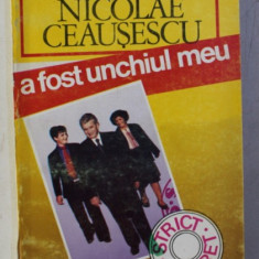 NICOLAE CEAUSESCU A FOST UNCHIUL MEU de EMIL BARBULESCU, PREZINTA HALOURI DE APA