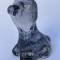 Sculptura animaliera din sticla de forma unui catel