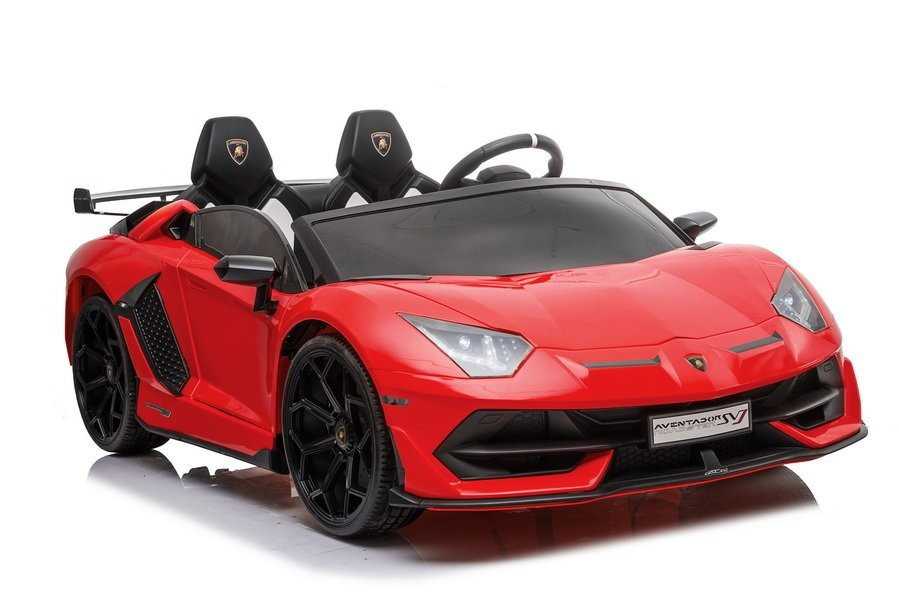 Masinuta electrica pentru copii, Lamborghini Aventador Rosu, cu  telecomanda, 2 motoare, greutate maxima 50 kg, 8282 | Okazii.ro