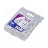 Element de susținere natural pe cablu rotund 100 buc cu cui TIE10