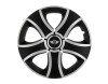 Set 4 capace roti Bis Gri-Negru R15 pentru gama auto Mini Cooper, Autohelix MSA