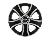 Cumpara ieftin Set 4 capace roti Bis Gri-Negru R15 pentru gama auto Mini Cooper, Autohelix MSA