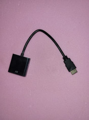 cablu adaptor VGA - HDMI foto