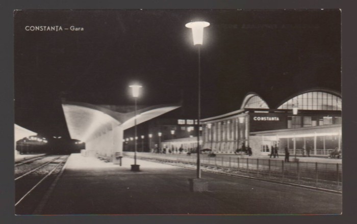 CPIB 24331 CARTE POSTALA - CONSTANTA - GARA NOAPTEA, RPR, NECIRCULATA
