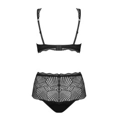 Klarita - Lenjerie sexy două piese, negru, S/M