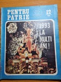 revista pentru patrie decembrie 1992