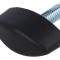 Buton reglare fluturi M6 16mm 15mm