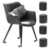 Set 4 buc. protectii anti-zgarieturi picioare scaun, diametru 19mm, culoare, AVEX