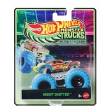 Masina Hot Wheels, Monster Truck, Glow In The Dark, Night Shifter, JCG71