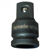 Adaptor de impact Topmaster 337700, Cr-Mo, 1/2&quot; Х 3/4&quot;, 58 mm