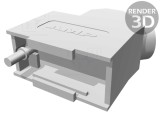 Carcasă pentru conectori D-Sub 9pin și HD 15pin