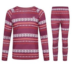 Set functional bluza si pantaloni termici pentru copii, Dare2B Amaze, rosu Marime: 128-140 foto