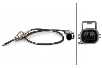 HELLA 6PT 014 494-451 Senzor, temperatura gaze evacuare foto
