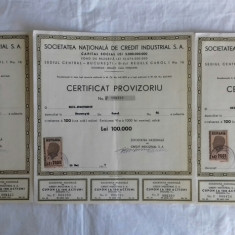 CERTIFICATE DE ACTIUNI 1947