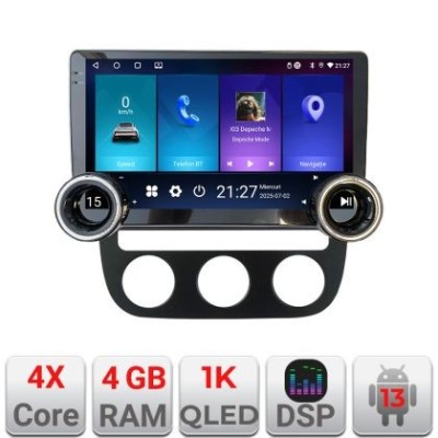 Navigatie VW Golf 5 2004-2010 clima automatica Edotec 4+64 10.5 inch Incell 1K android Wifi 5Ghz gps internet KIT-golf5-automatic CarStore Technology foto