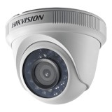 Camera analog 2MP Full HD de interior, turret, lentila 2.8mm, IR 20m - Hikvision DS-2CE56D0T-IRPF SafetyGuard Surveillance